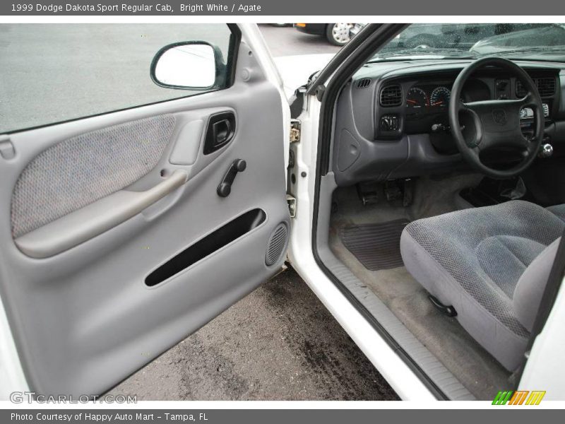 Bright White / Agate 1999 Dodge Dakota Sport Regular Cab