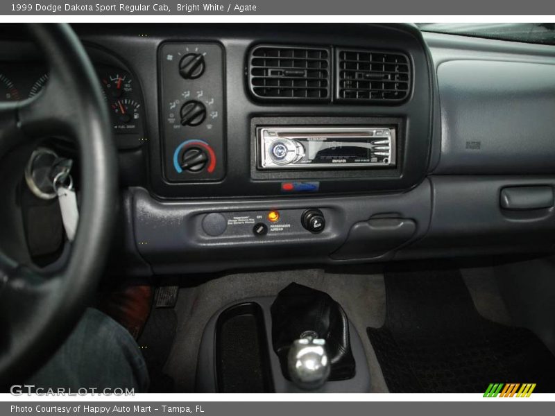 Bright White / Agate 1999 Dodge Dakota Sport Regular Cab
