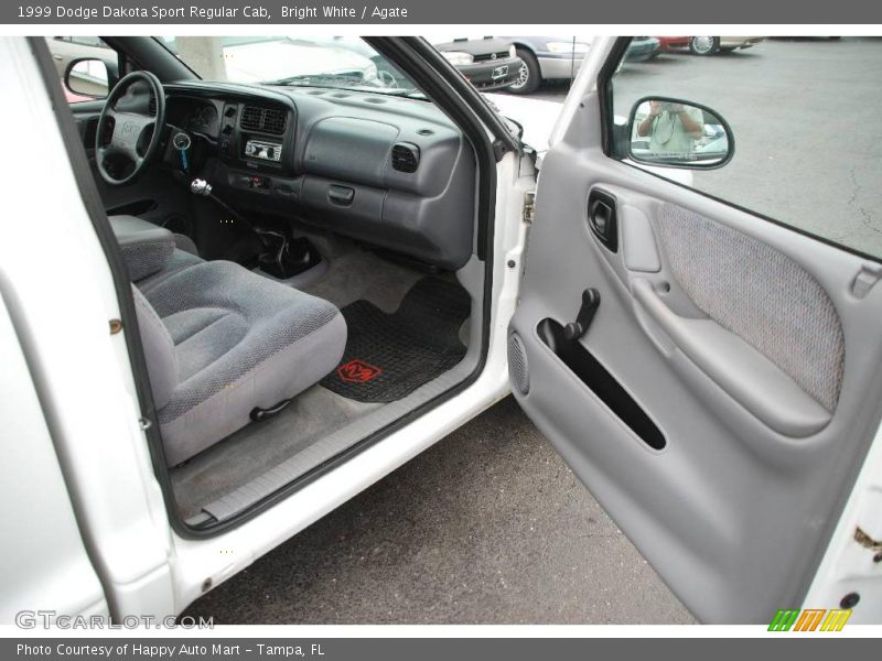 Bright White / Agate 1999 Dodge Dakota Sport Regular Cab