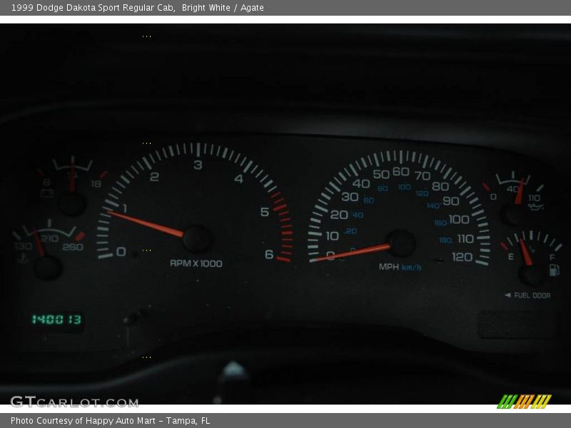 Bright White / Agate 1999 Dodge Dakota Sport Regular Cab