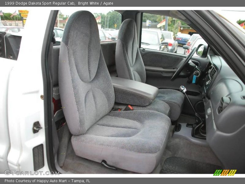 Bright White / Agate 1999 Dodge Dakota Sport Regular Cab