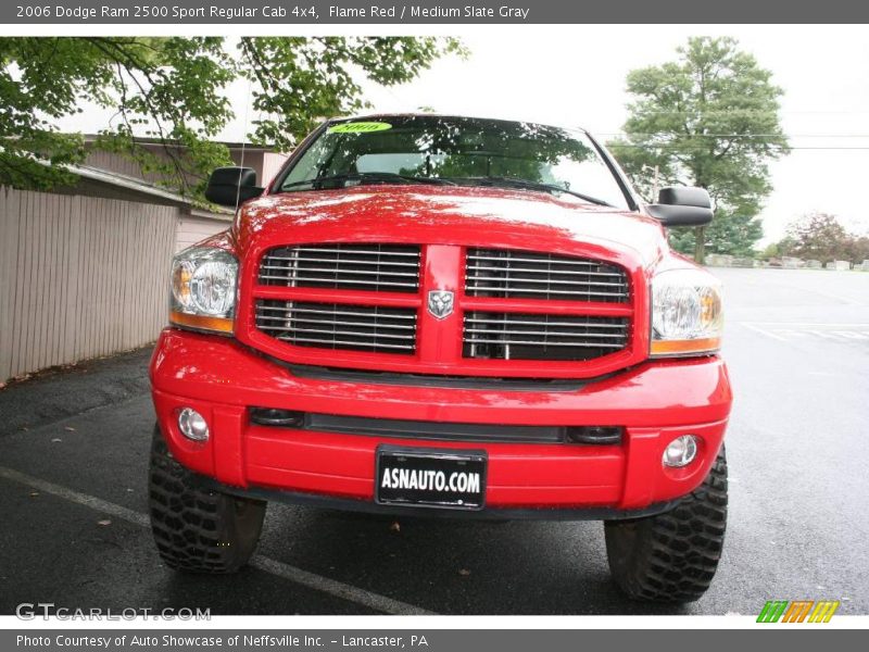 Flame Red / Medium Slate Gray 2006 Dodge Ram 2500 Sport Regular Cab 4x4