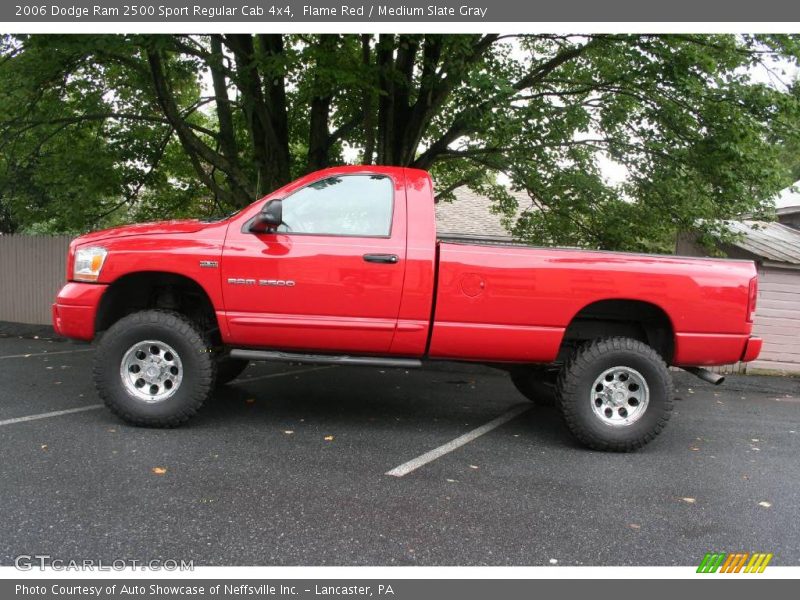 Flame Red / Medium Slate Gray 2006 Dodge Ram 2500 Sport Regular Cab 4x4