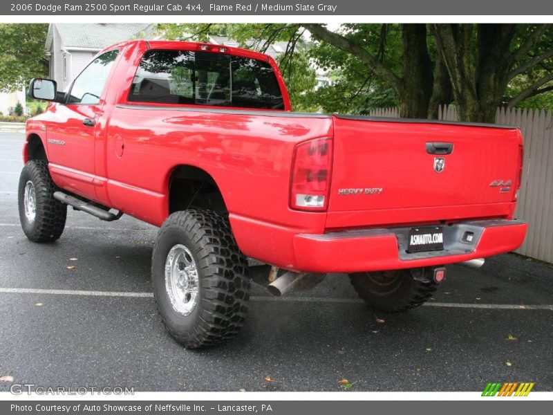 Flame Red / Medium Slate Gray 2006 Dodge Ram 2500 Sport Regular Cab 4x4