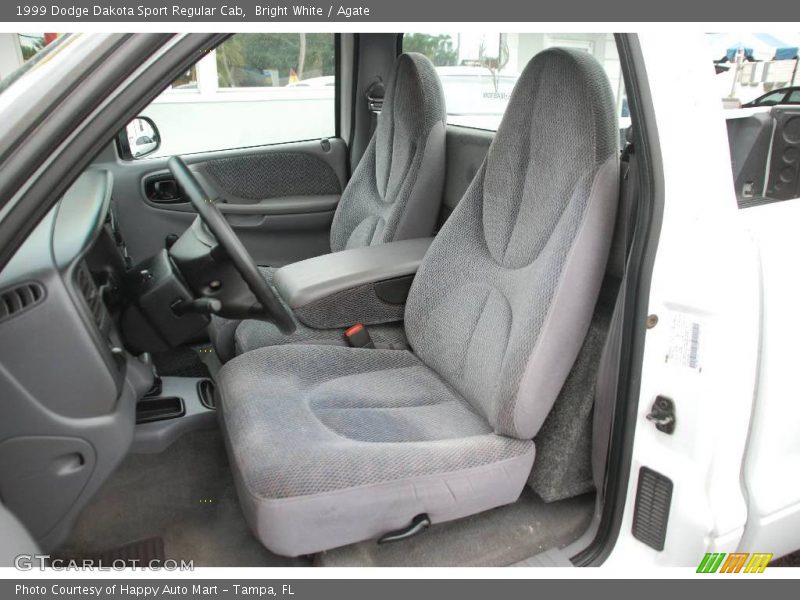 Bright White / Agate 1999 Dodge Dakota Sport Regular Cab