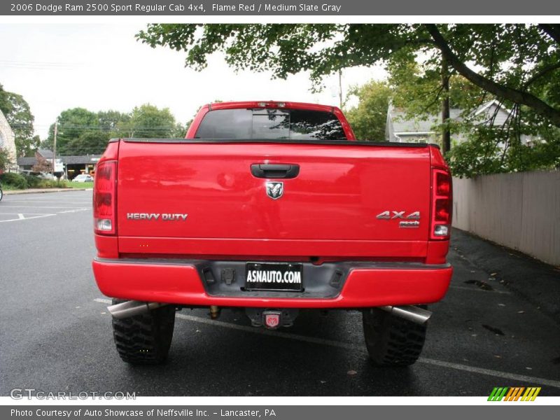 Flame Red / Medium Slate Gray 2006 Dodge Ram 2500 Sport Regular Cab 4x4