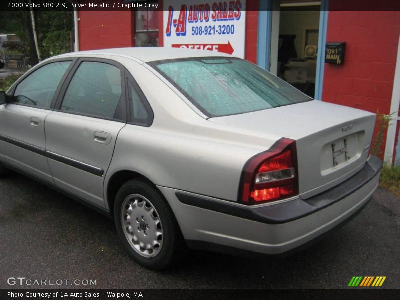 Silver Metallic / Graphite Gray 2000 Volvo S80 2.9
