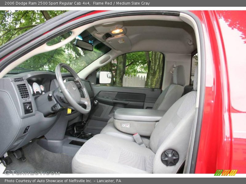Flame Red / Medium Slate Gray 2006 Dodge Ram 2500 Sport Regular Cab 4x4