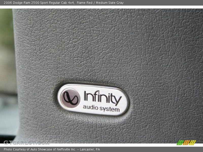 Flame Red / Medium Slate Gray 2006 Dodge Ram 2500 Sport Regular Cab 4x4