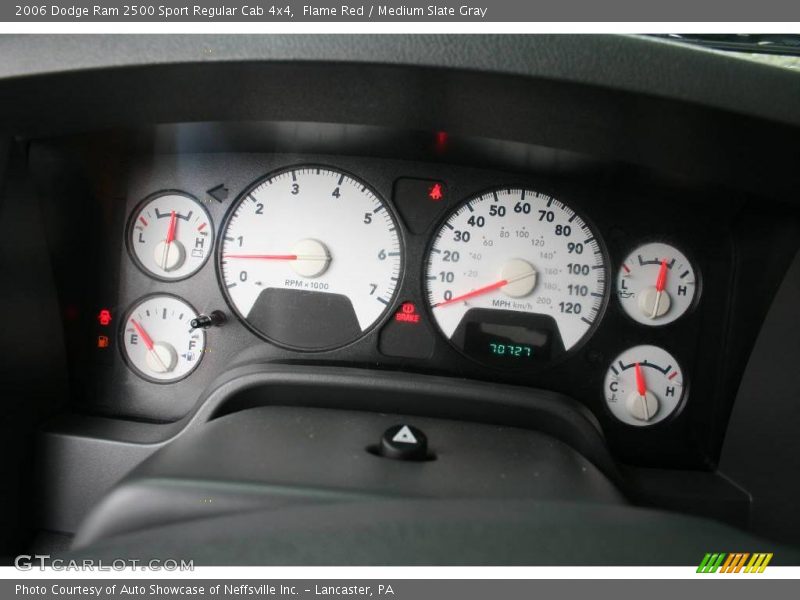 Flame Red / Medium Slate Gray 2006 Dodge Ram 2500 Sport Regular Cab 4x4