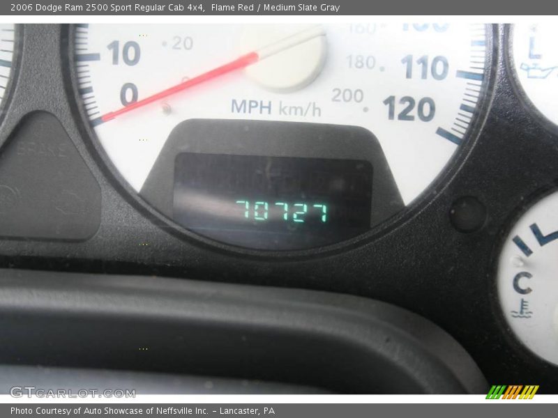 Flame Red / Medium Slate Gray 2006 Dodge Ram 2500 Sport Regular Cab 4x4