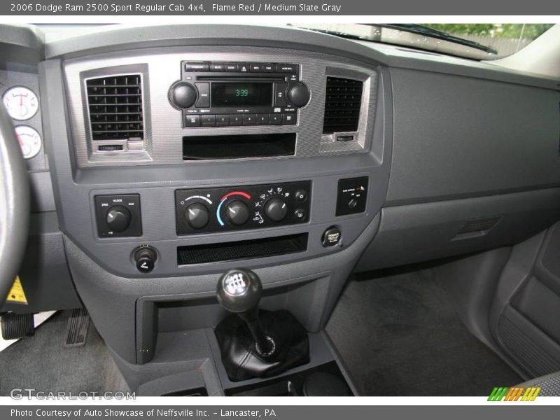 Flame Red / Medium Slate Gray 2006 Dodge Ram 2500 Sport Regular Cab 4x4