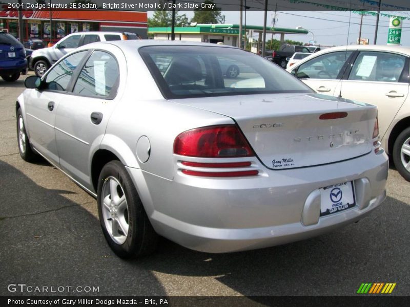 Bright Silver Metallic / Dark Slate Gray 2004 Dodge Stratus SE Sedan