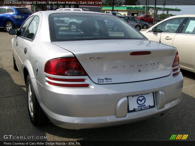 Bright Silver Metallic / Dark Slate Gray 2004 Dodge Stratus SE Sedan