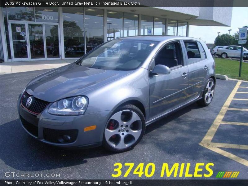 United Grey Metallic / Interlagos Black Cloth 2009 Volkswagen GTI 4 Door