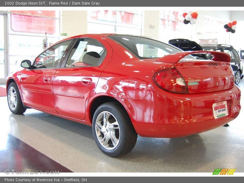 Flame Red / Dark Slate Gray 2002 Dodge Neon SXT