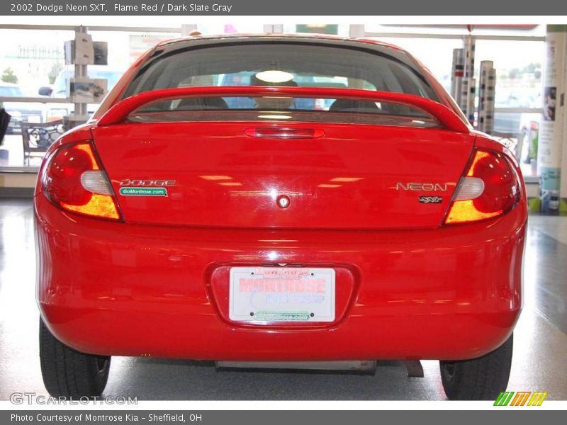 Flame Red / Dark Slate Gray 2002 Dodge Neon SXT