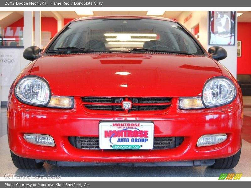 Flame Red / Dark Slate Gray 2002 Dodge Neon SXT