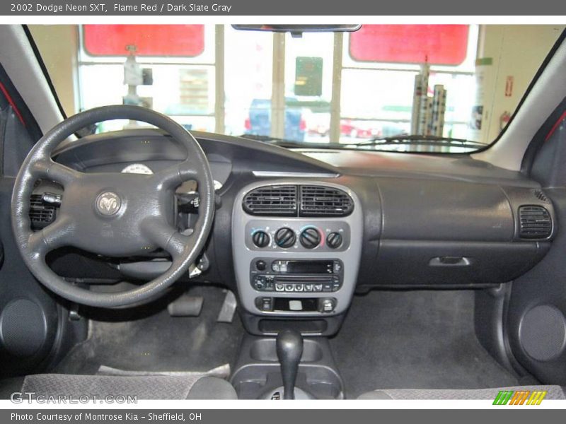 Flame Red / Dark Slate Gray 2002 Dodge Neon SXT