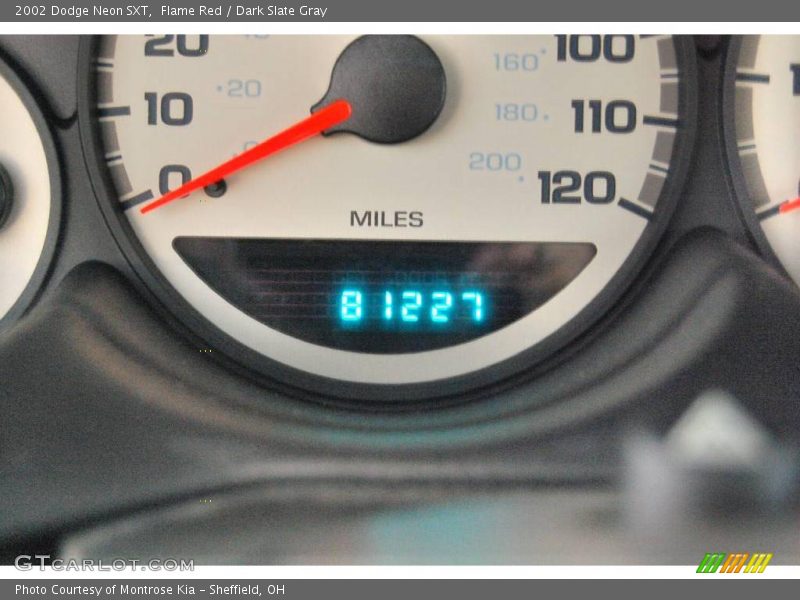 Flame Red / Dark Slate Gray 2002 Dodge Neon SXT
