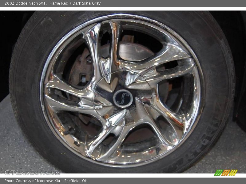 Flame Red / Dark Slate Gray 2002 Dodge Neon SXT