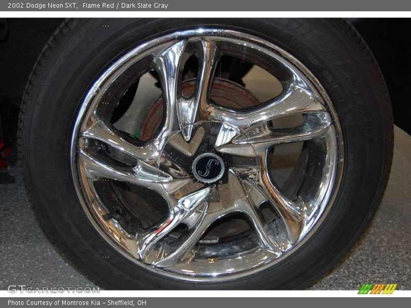 Flame Red / Dark Slate Gray 2002 Dodge Neon SXT