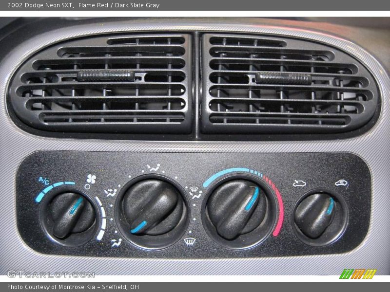 Flame Red / Dark Slate Gray 2002 Dodge Neon SXT