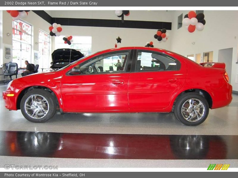 Flame Red / Dark Slate Gray 2002 Dodge Neon SXT