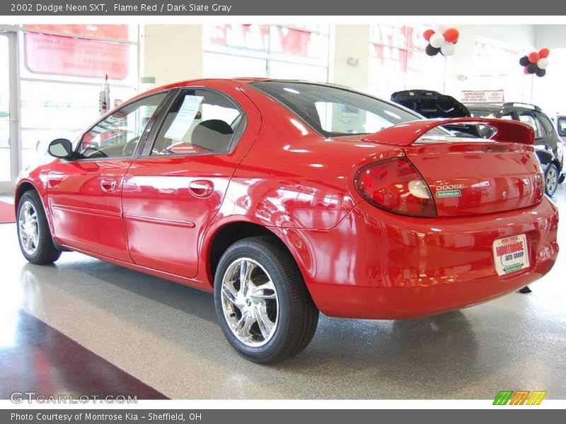 Flame Red / Dark Slate Gray 2002 Dodge Neon SXT