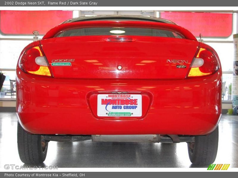 Flame Red / Dark Slate Gray 2002 Dodge Neon SXT