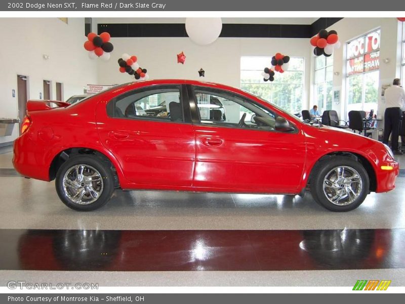 Flame Red / Dark Slate Gray 2002 Dodge Neon SXT