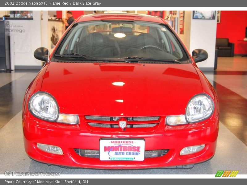 Flame Red / Dark Slate Gray 2002 Dodge Neon SXT