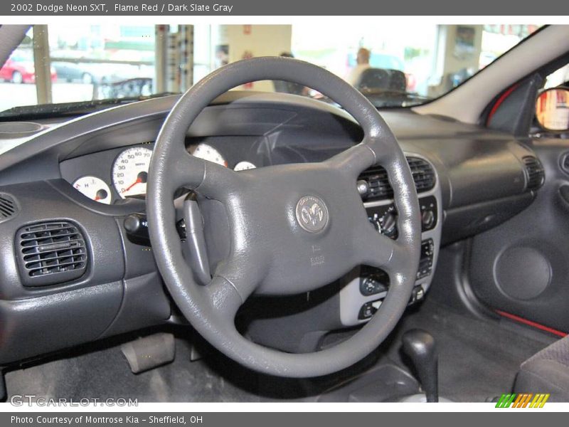 Flame Red / Dark Slate Gray 2002 Dodge Neon SXT