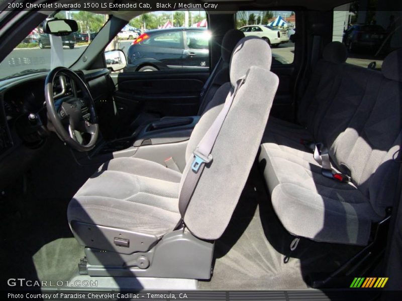 Black / Medium Gray 2005 Chevrolet Silverado 1500 LS Extended Cab