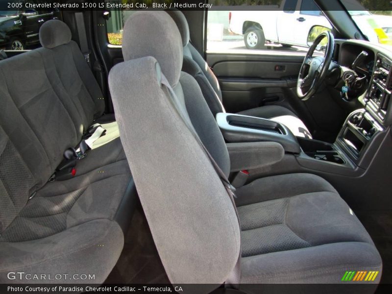 Black / Medium Gray 2005 Chevrolet Silverado 1500 LS Extended Cab