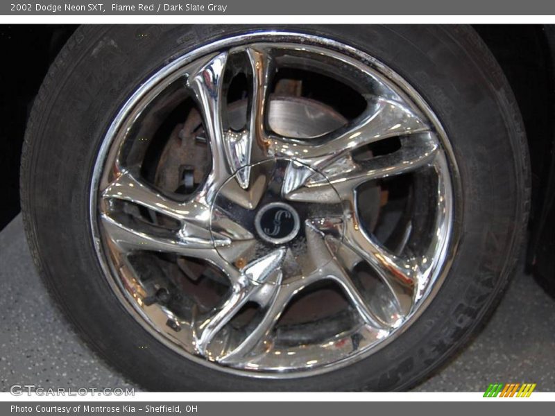 Flame Red / Dark Slate Gray 2002 Dodge Neon SXT