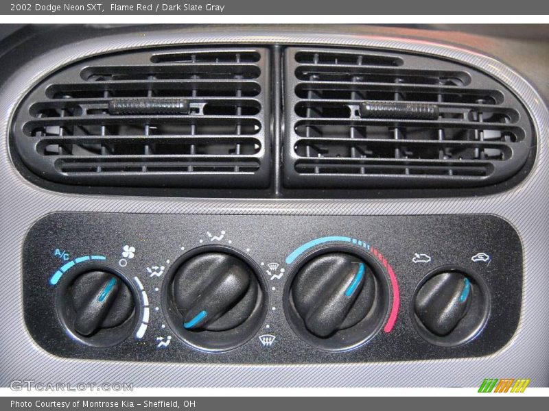Flame Red / Dark Slate Gray 2002 Dodge Neon SXT