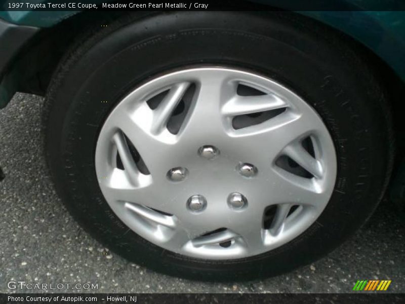 Meadow Green Pearl Metallic / Gray 1997 Toyota Tercel CE Coupe