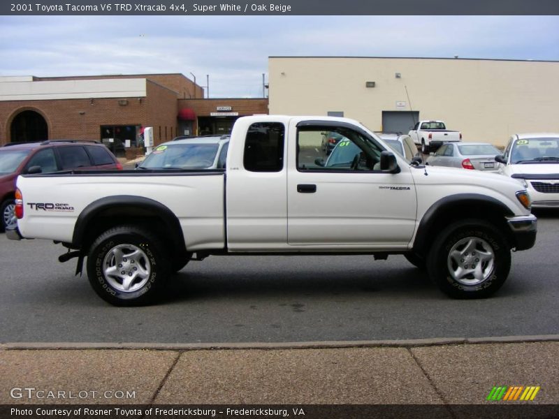 Super White / Oak Beige 2001 Toyota Tacoma V6 TRD Xtracab 4x4