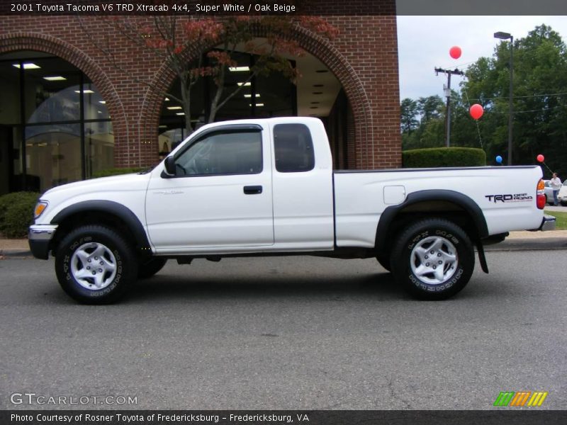 Super White / Oak Beige 2001 Toyota Tacoma V6 TRD Xtracab 4x4