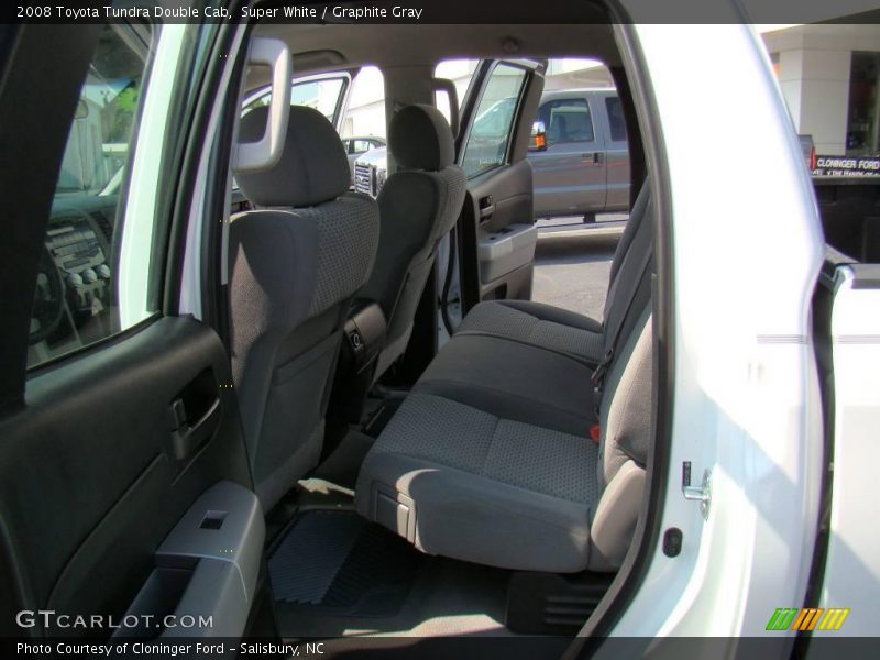 Super White / Graphite Gray 2008 Toyota Tundra Double Cab