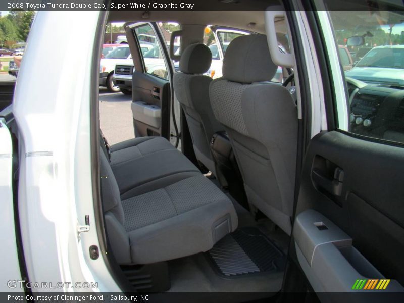 Super White / Graphite Gray 2008 Toyota Tundra Double Cab
