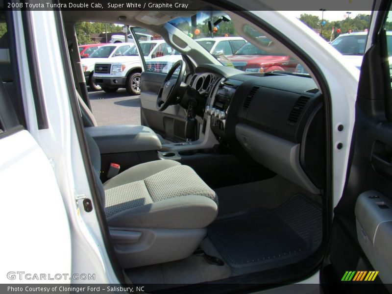 Super White / Graphite Gray 2008 Toyota Tundra Double Cab