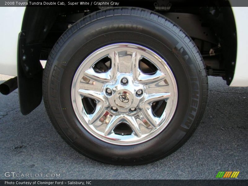 Super White / Graphite Gray 2008 Toyota Tundra Double Cab