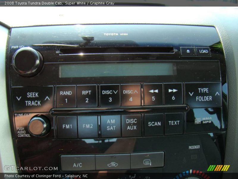Super White / Graphite Gray 2008 Toyota Tundra Double Cab