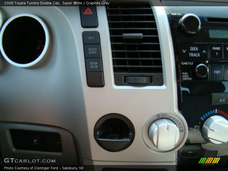 Super White / Graphite Gray 2008 Toyota Tundra Double Cab
