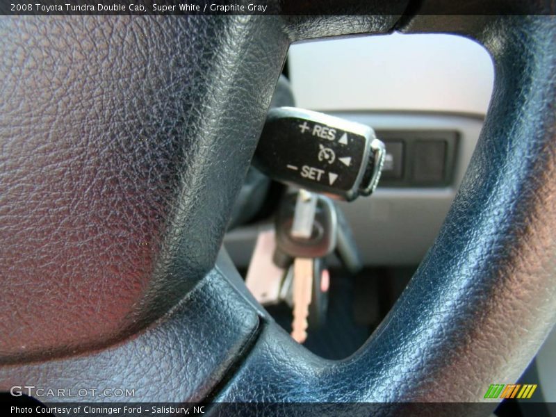 Super White / Graphite Gray 2008 Toyota Tundra Double Cab