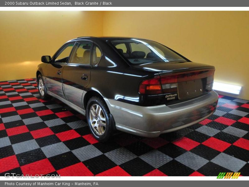 Black Granite / Black 2000 Subaru Outback Limited Sedan