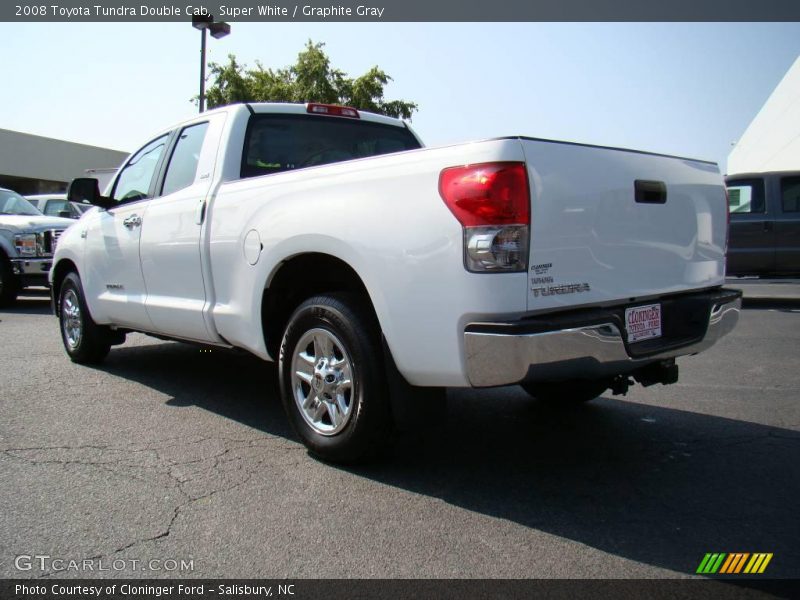 Super White / Graphite Gray 2008 Toyota Tundra Double Cab