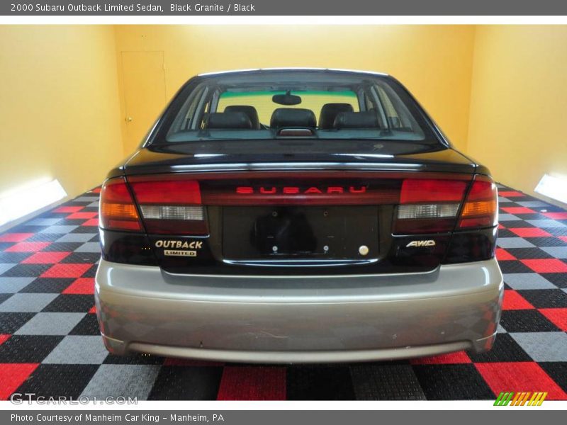 Black Granite / Black 2000 Subaru Outback Limited Sedan